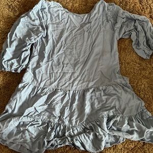 Half sleeve dress with pockets